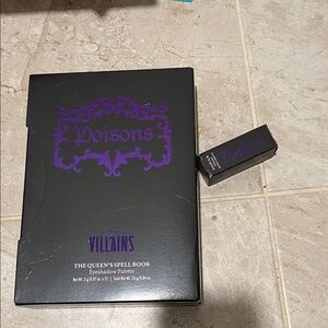 Besame Cosmetics Disney Villains Eyeshadow Palette and Lipstick